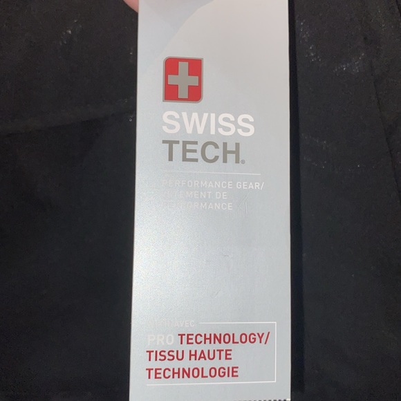 Swiss Tech Ladies Waterproof Rain Jacket with Hood Size Small Black - Picture 5 of 13